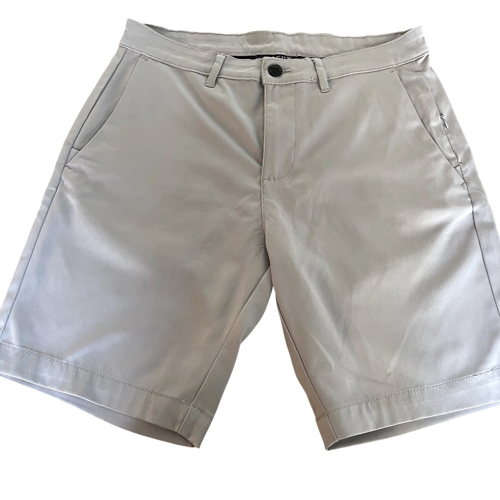 Jachs NY Performance Shorts Mens 29 Grey Golf Technical Stretch Chino K064-194